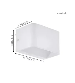 Illuminazione Per Interno-Eglo Applique led da interno