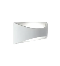 Outlet Applique led "moon" bianca 6w, bianco naturale Illuminazione Per Esterno