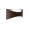 Illuminazione Per Esterno|Applique led "moon" marrone 6w, bianco naturale