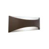 Illuminazione Per Esterno- Applique led "moon" marrone 12w, bianco naturale