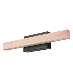 Illuminazione Per Interno-Onli Applique led "dora" metallo e legno, 60x5,6x8 cm
