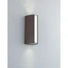 Illuminazione Per Esterno- Applique led "ray" in alluminio corten, 890lm