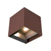 Illuminazione Per Esterno- Applique led solare da esterno vtac marrone 3000k