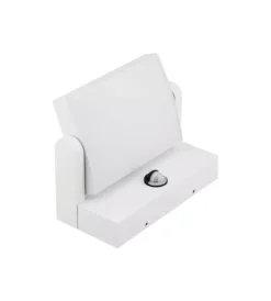 Illuminazione Per Esterno- Applique led solare da esterno rettangolare vtac bianco 4000k