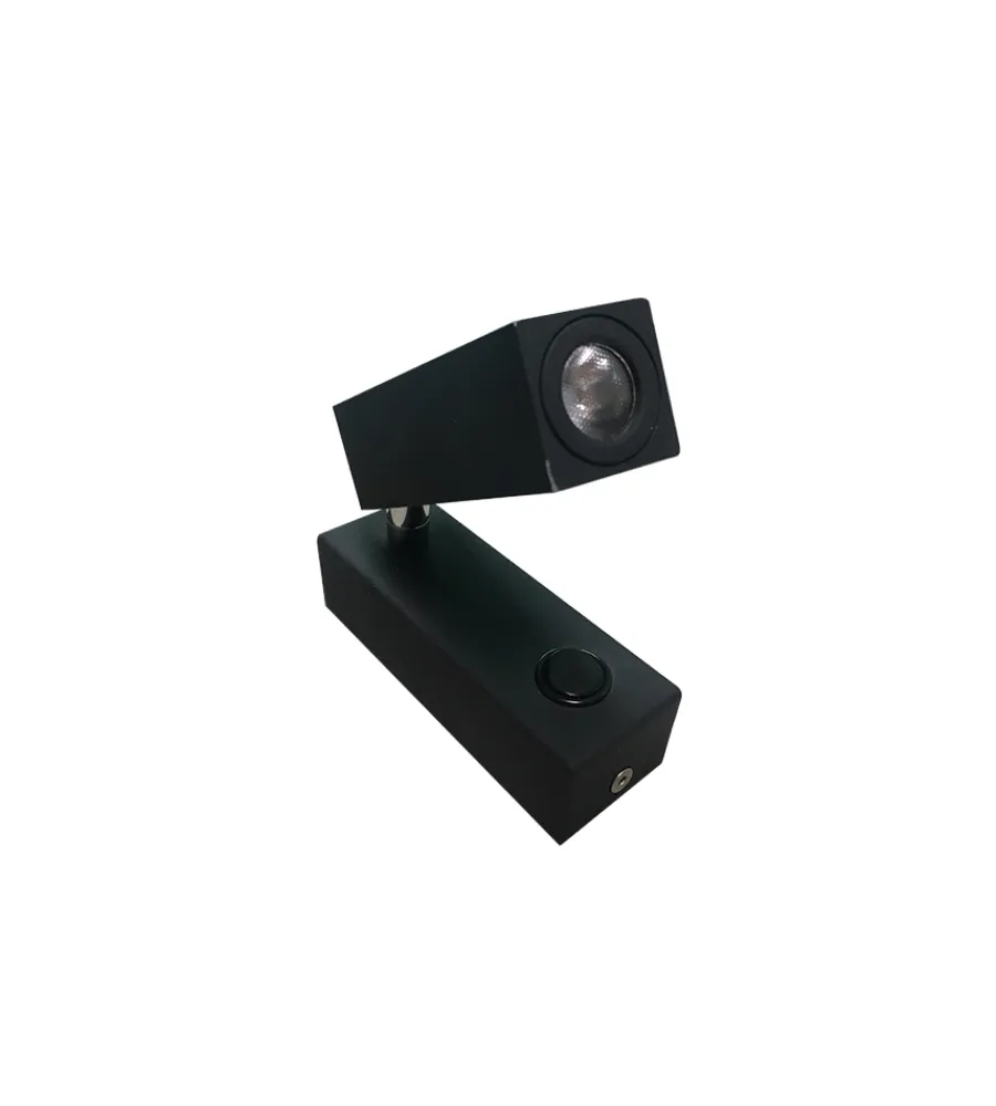 Online Applique led "spy" in metallo nero, 4000k Illuminazione Per Interno