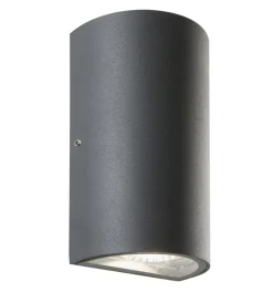 Illuminazione Per Esterno|Applique led "trump" grigia 12w, bianco naturale