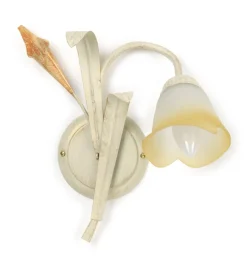 Onli Illuminazione Per Interno|Applique "lucrezia" 1 luce metallo color avorio, e14