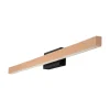 Onli Illuminazione Per Interno|Applique "dora" metallo e legno led, 80x5,6x8 cm