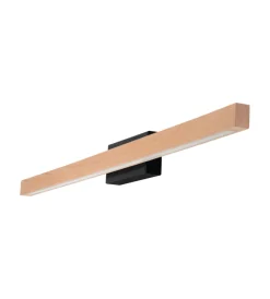 Onli Illuminazione Per Interno|Applique "dora" metallo e legno led, 80x5,6x8 cm