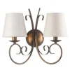 New Applique "pompei" 2 luci bronzo, e14 Illuminazione Per Interno