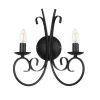 Illuminazione Per Interno-Onli Applique "pompei" in metallo nero, e14