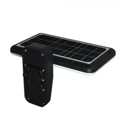 Illuminazione Per Esterno|Applique solare nera rettangolare, 23,6x29,4 cm