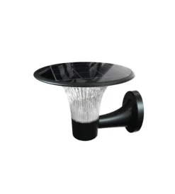 Illuminazione Per Esterno- Applique solare 15w con batteria nera ip65