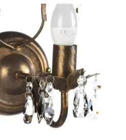 Onli Illuminazione Per Interno|Applique "teresa" bronzo, e14