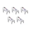 Ordine E Sistemazione- Appoggiascarpe "lift" set 10 pezzi colore ghiaccio regolabile da 15 a 19,5 cm