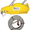 Sale Argano manuale e fune vigor 20 m 1600 kg Paranchi E Vericelli