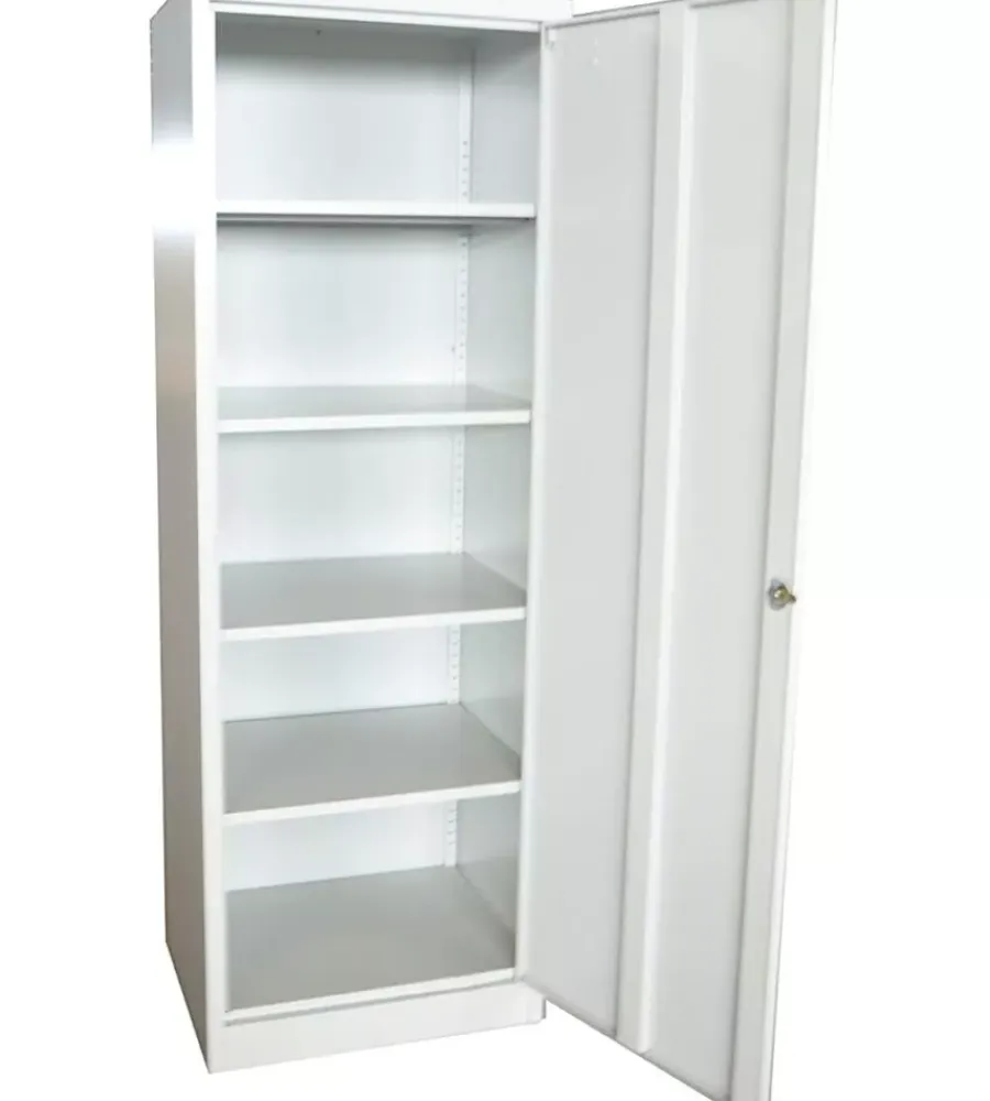 Best Armadietto tuttopiani essenza in metallo 4 mensole 61,5x49x180 cm Officina E Garage