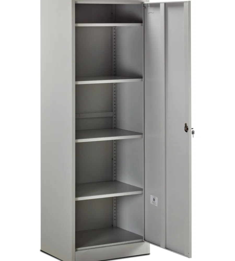 Best Armadietto tuttopiani essenza in metallo 4 mensole 61,5x49x180 cm Officina E Garage