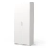 Armadi- Armadio 2 ante battenti bianco 79,4x51,1x203 cm