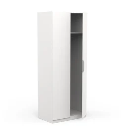 Armadi- Armadio 2 ante battenti bianco 79,4x51,1x203 cm