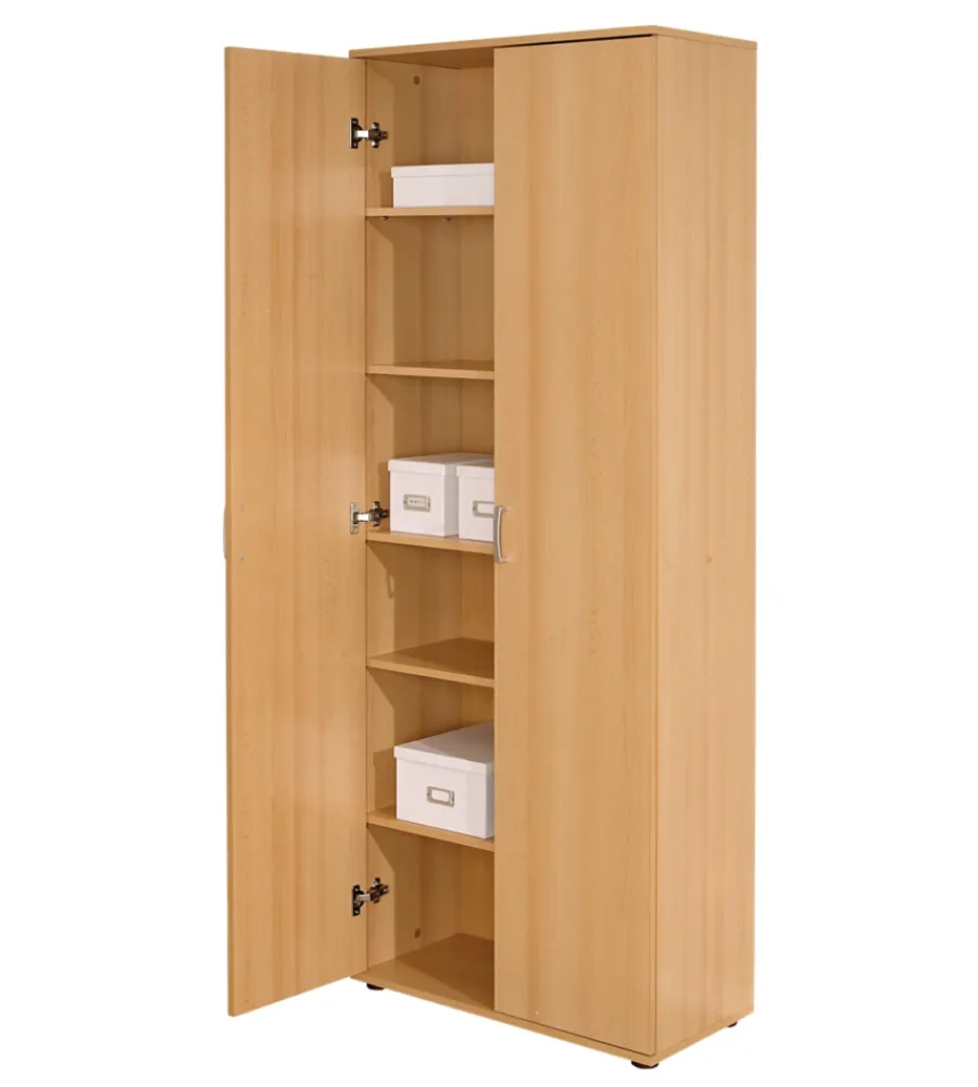 Mobili Multiuso- Armadio 2 ante faggio, 70x34x189h cm