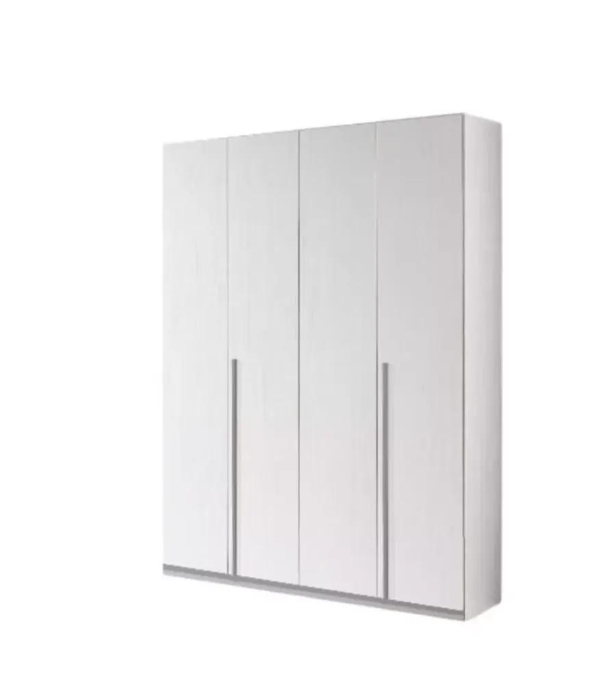 Armadi|Armadio 4 ante "giotto" bianco graffiato 173x54x240 cm