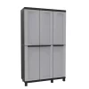 Riponimento In Resina|Armadio alto in resina "twist black 102a", 102x39x170 cm