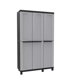 Riponimento In Resina|Armadio alto in resina "twist black 102a", 102x39x170 cm