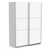 Clearance Armadio ante scorrevoli "ghost" bianco 148x59x203 cm Armadi