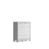 Armadio basso "maximo" in resina grigio chiaro 80x44x100 cm Riponimento In Resina