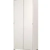 Sarmog Armadi|Armadio con 2 ante scorrevoli bianco, 82x41x190 cm
