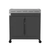 New Armadio con piano da lavoro per barbecue "buddy" in acciaio inox, 84x46x90 cm Barbecue