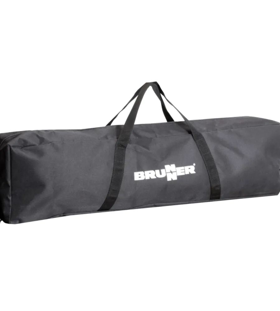 Brunner Campeggio|Armadio da campeggio pieghevole "razor ultralight ls" in alluminio e poliestere nero 4 ripiani 60x46x82 cm