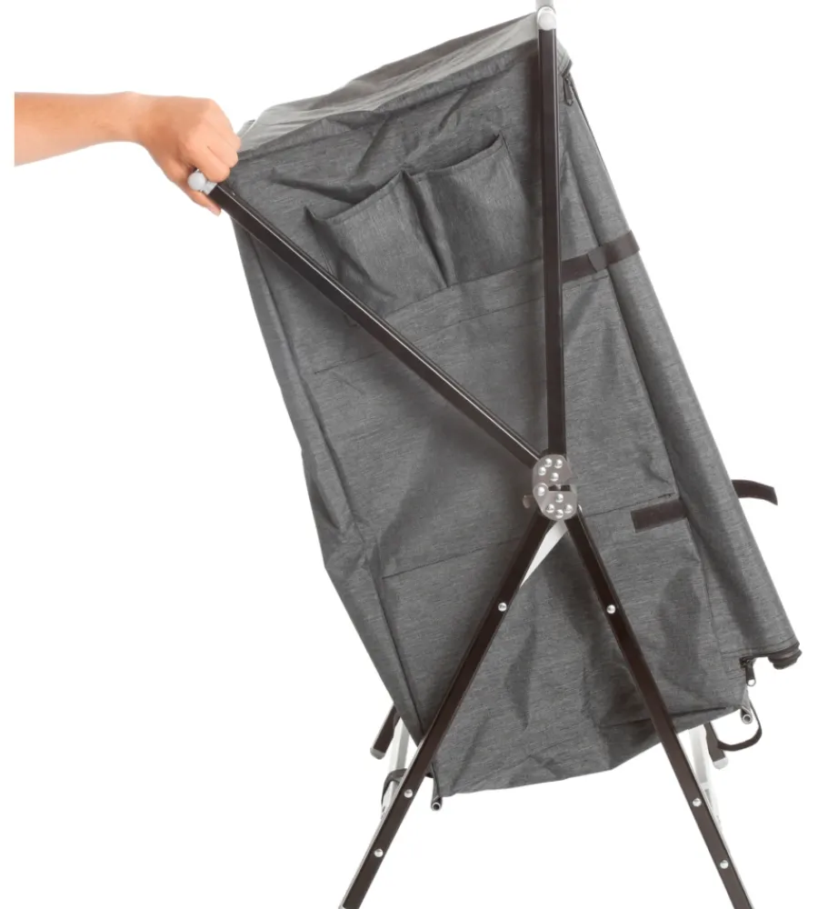 Online Armadio da campeggio pieghevole "mercury cross ls sq" in alluminio e poliestere grigio 3 ripiani 60x49x100 cm Campeggio
