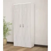 Clearance Armadio "golf" 2 ante bianco e rovere, 80x52x170cm Armadi