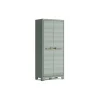 Riponimento In Resina-Keter Armadio in resina alto multispace "planet" grigio 80x44x182 cm