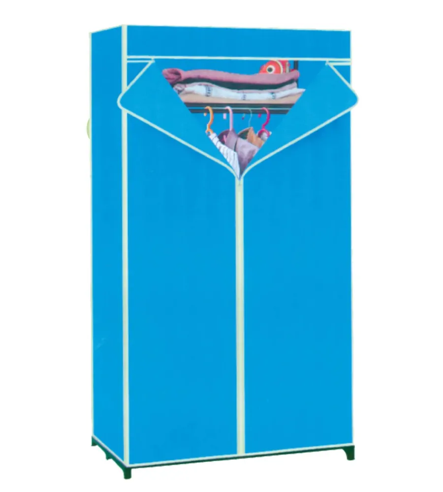 Ordine E Sistemazione- Armadio in tnt 59.5x43x145.5 cm - blu.