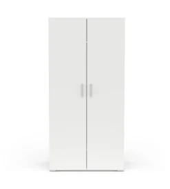 Armadi|Armadio "izzy" 2 ante bianco opaco, 90,3x51,7x185,7 cm