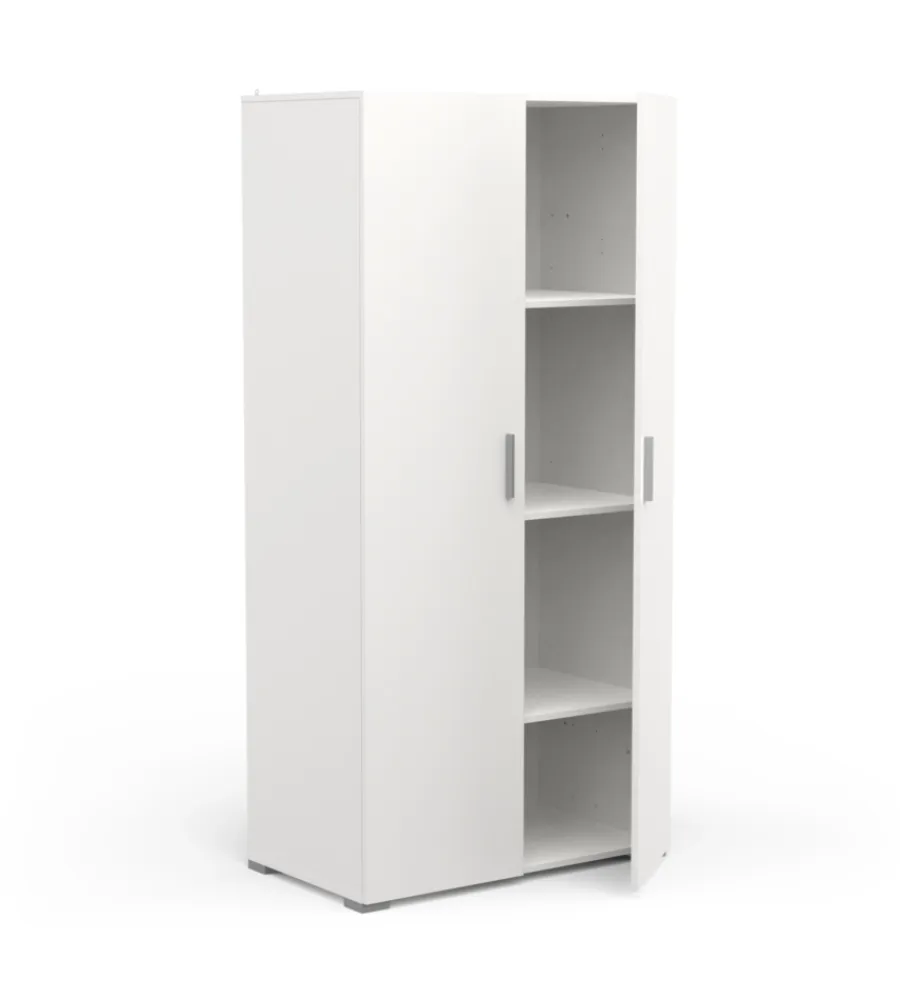Armadi|Armadio "izzy" 2 ante bianco opaco, 90,3x51,7x185,7 cm