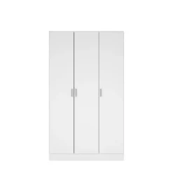 Armadi- Armadio multifunzione 3 ante bianco 104,2x36x180,9 cm