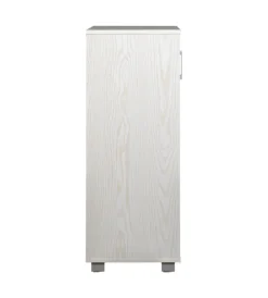 Discount Armadio multifunzione in laminato bianco venato basso 60x35x90 cm Armadi