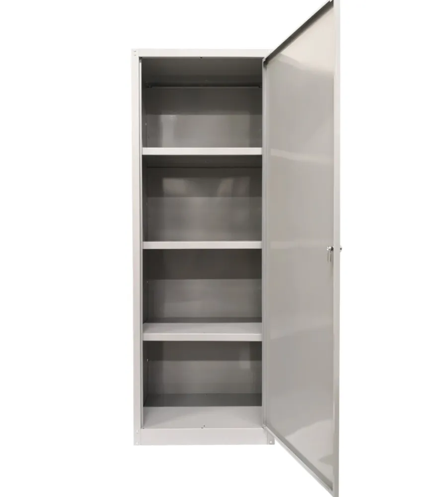 Outlet Armadio multiuso in metallo con 3 piani, 60x40x167 cm Officina E Garage