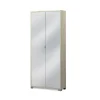 Sarmog Mobili Multiuso|Armadio olmo con 2 ante a specchio, 83x190x29 cm