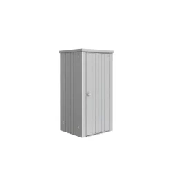 Contenitori Da Esterno|Armadio per attrezzi biohort "misura 90" in acciaio zincato argento metallizzato, 93x83x182,5 cm - 34030