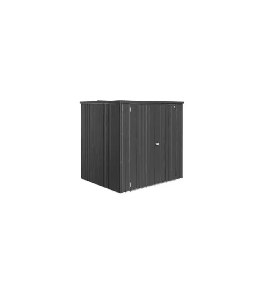 Discount Armadio per attrezzi "190 large" in acciaio zincato grigio scuro metallizzato - 31960 Contenitori Da Esterno