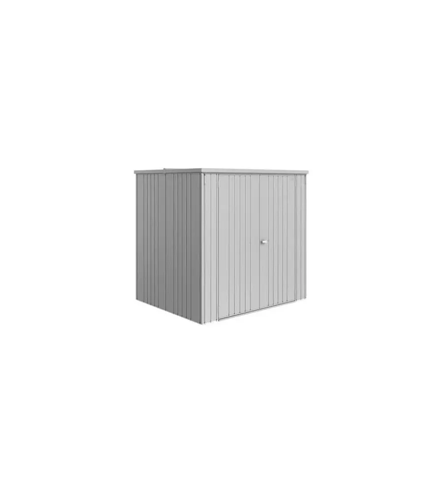 Biohort Contenitori Da Esterno|Armadio per attrezzi "190 large" in acciaio zincato argento metallizzato - 34960