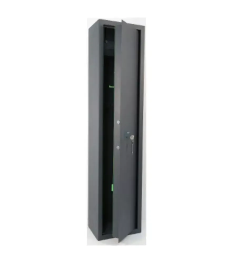 Clearance Armadio portafucili 5 posti in acciaio con tesoretto, 31,8x22,2x138,5 cm Serratura E Sicurezza