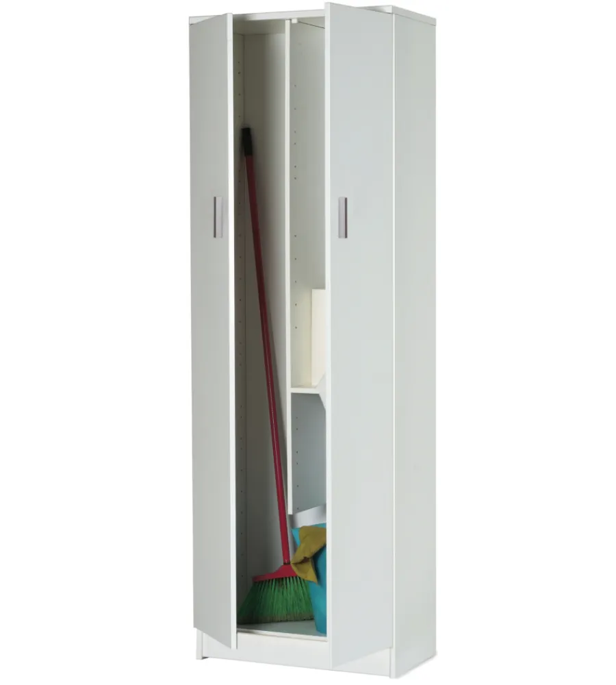 Best Armadio portascope bianco fiammato 62x34x183 cm Mobili Multiuso