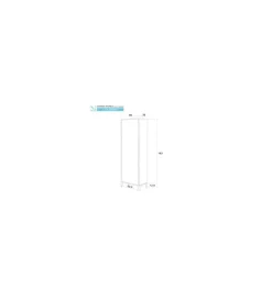 Mobili Multiuso|Armadio portascope rovere chiaro, 60x35x183cm