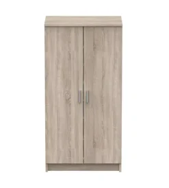 Armadio scarpiera quercia con 2 ante, 54,6x108x35,3 cm Scarpiere